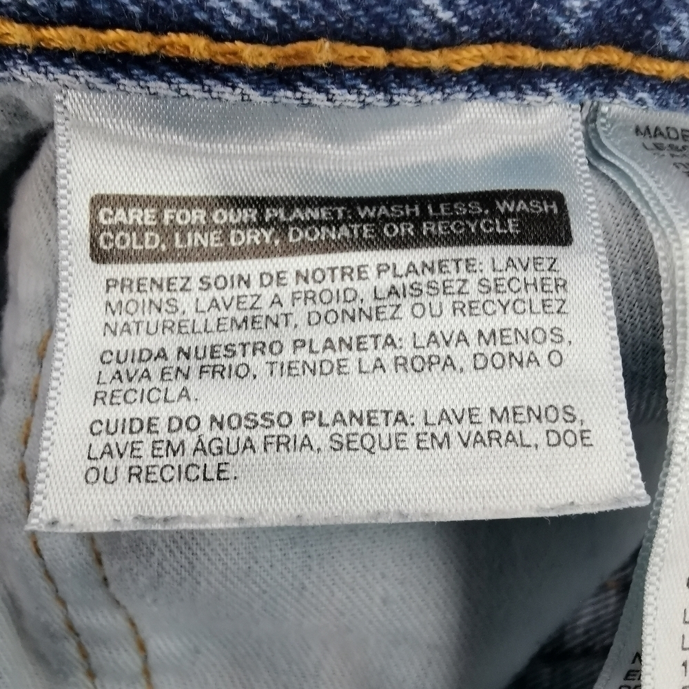 Levi's 550 Men's 38 x 34 Blue Cotton Regular Jeans - Picture 4 of 11